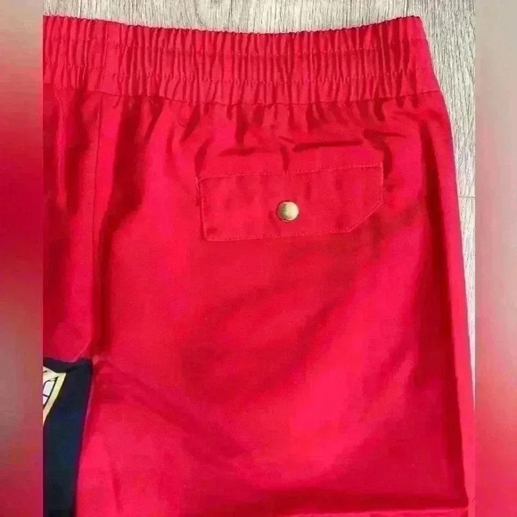 TrinX Fashion Champion Drawstring Shorts Red NWOT Size L - Picture 4 of 10